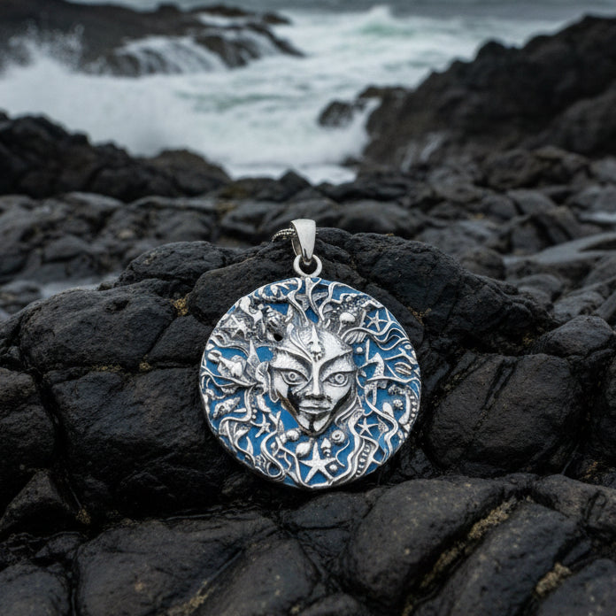 Halia Sea Goddess Necklace in Sterling Silver
