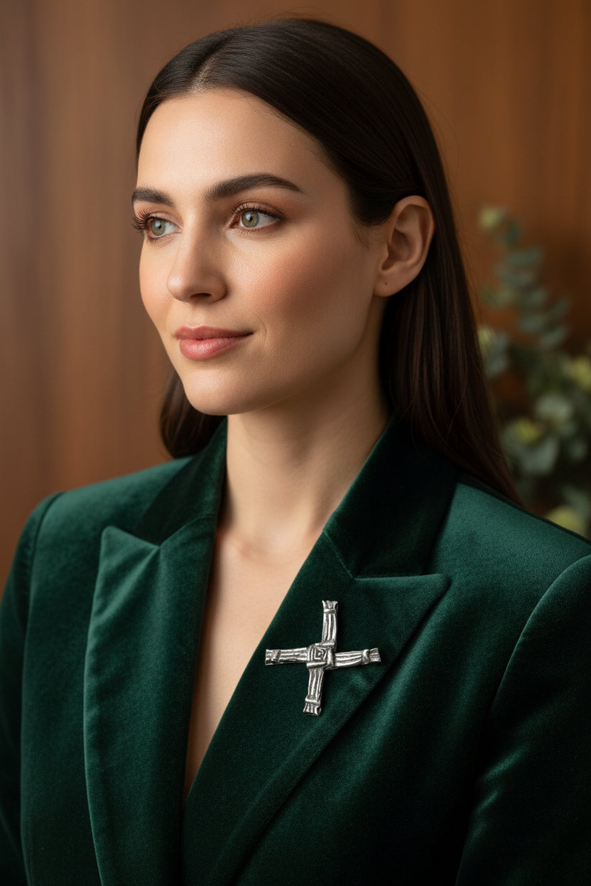 Ireland's Saint Brigid's Cross Brooch