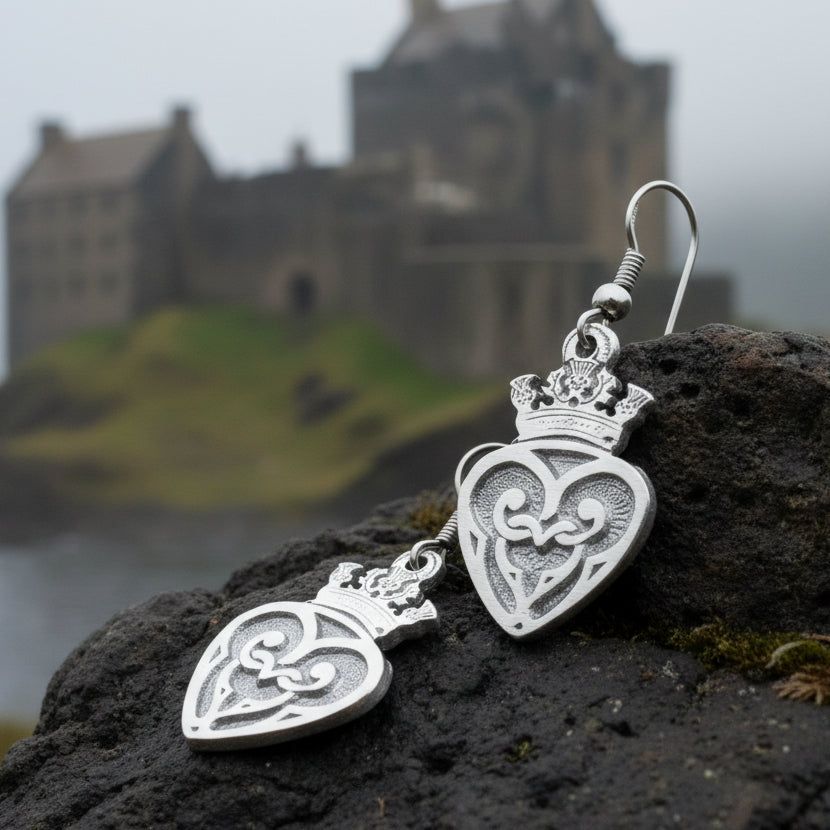 Royal Scottish Luckenbooth Earrings for Women