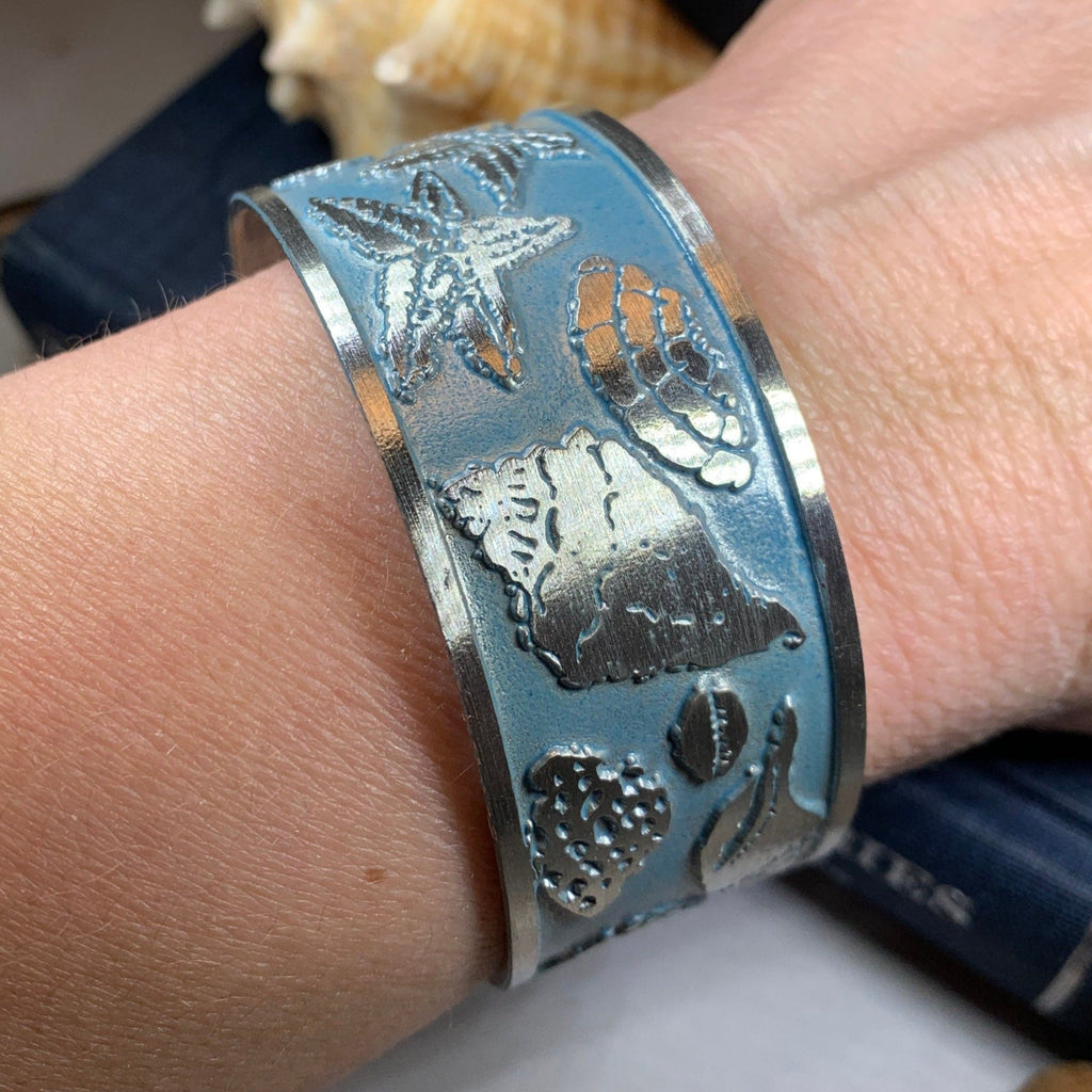 Blue Seashell Bracelet
