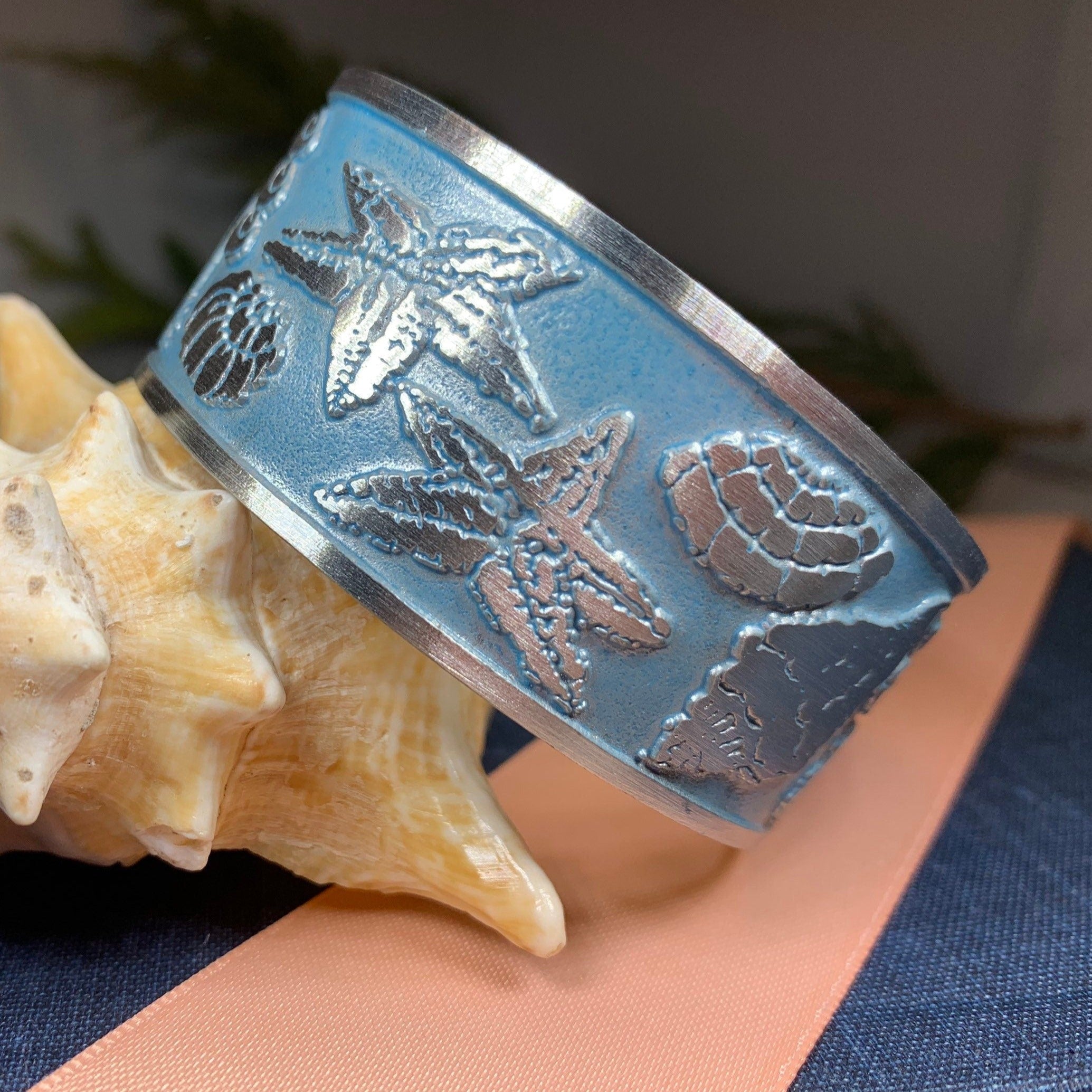 Blue Seashell Bracelet