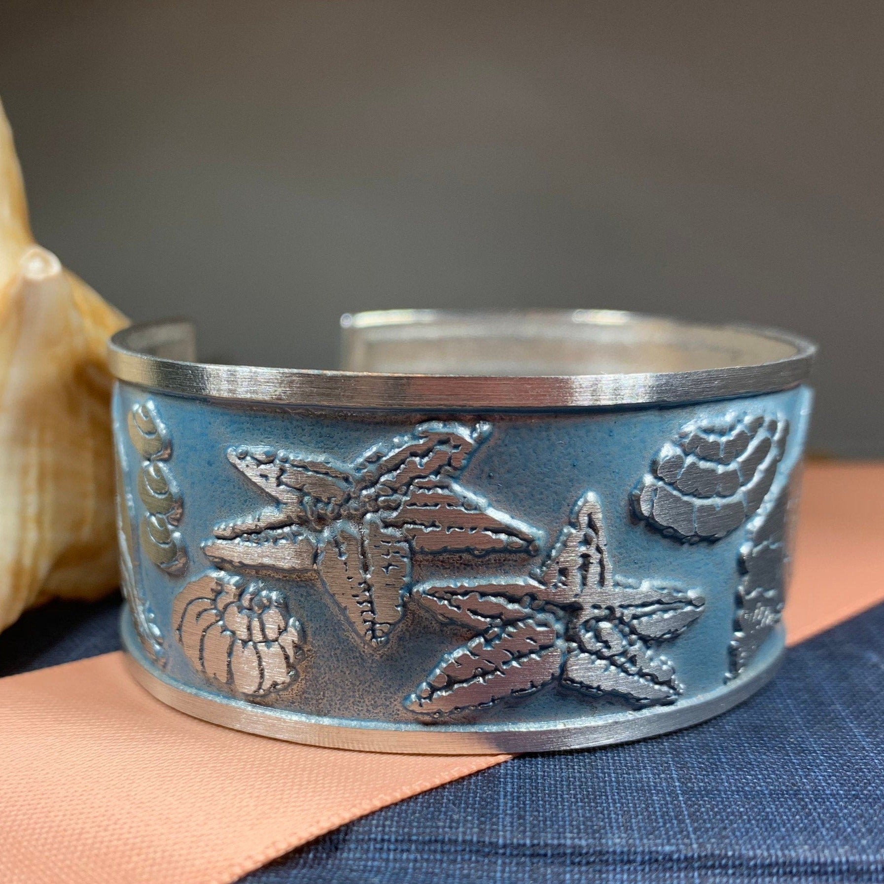 Blue Seashell Bracelet