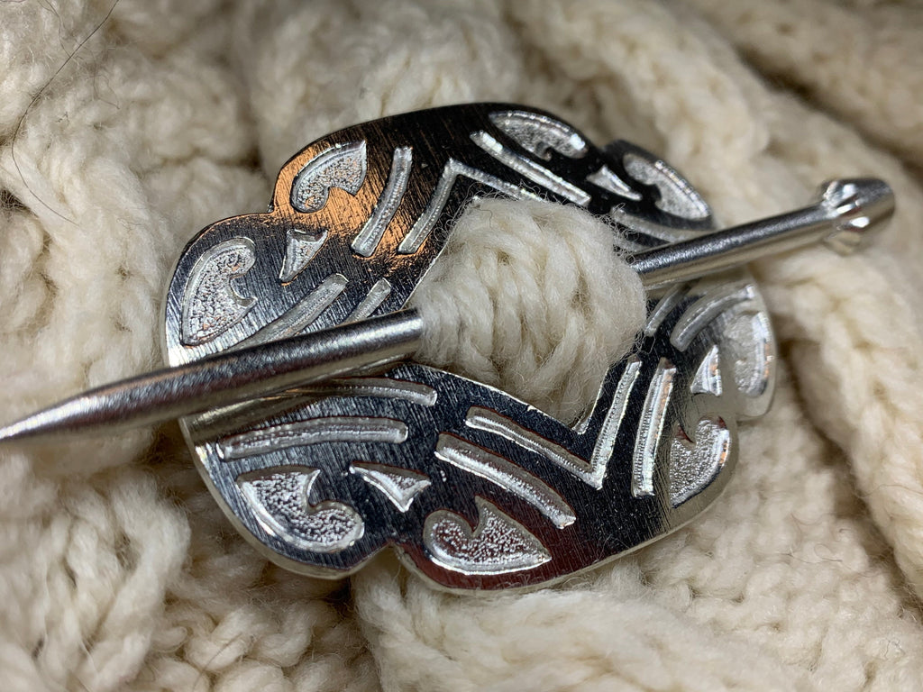 Celtic Scroll Scarf Ring