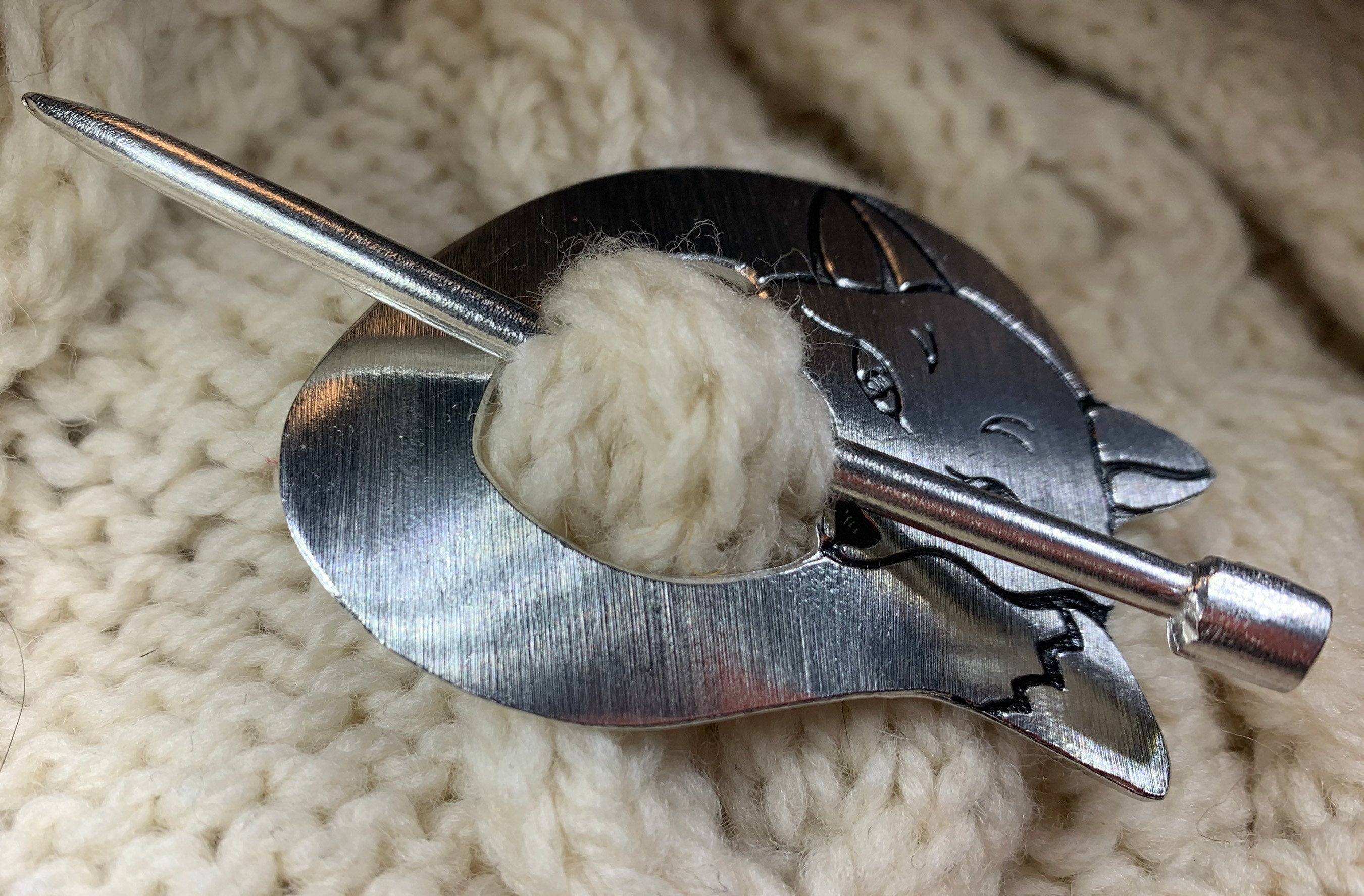 Cozy Fox Scarf Ring
