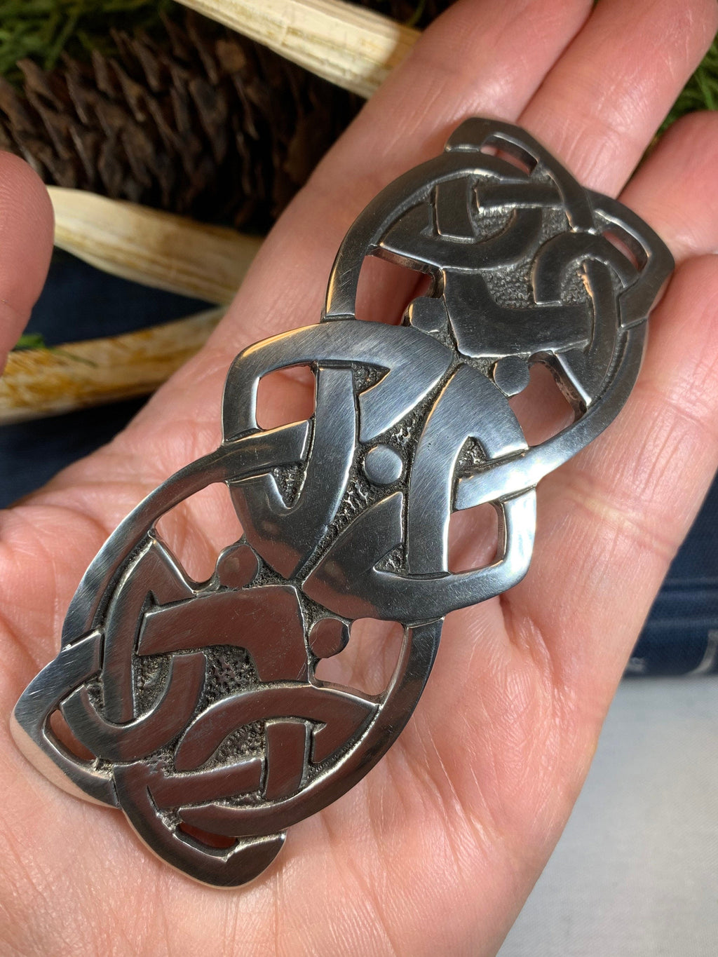 Celtic Friendship Knot Hair Clip for Women