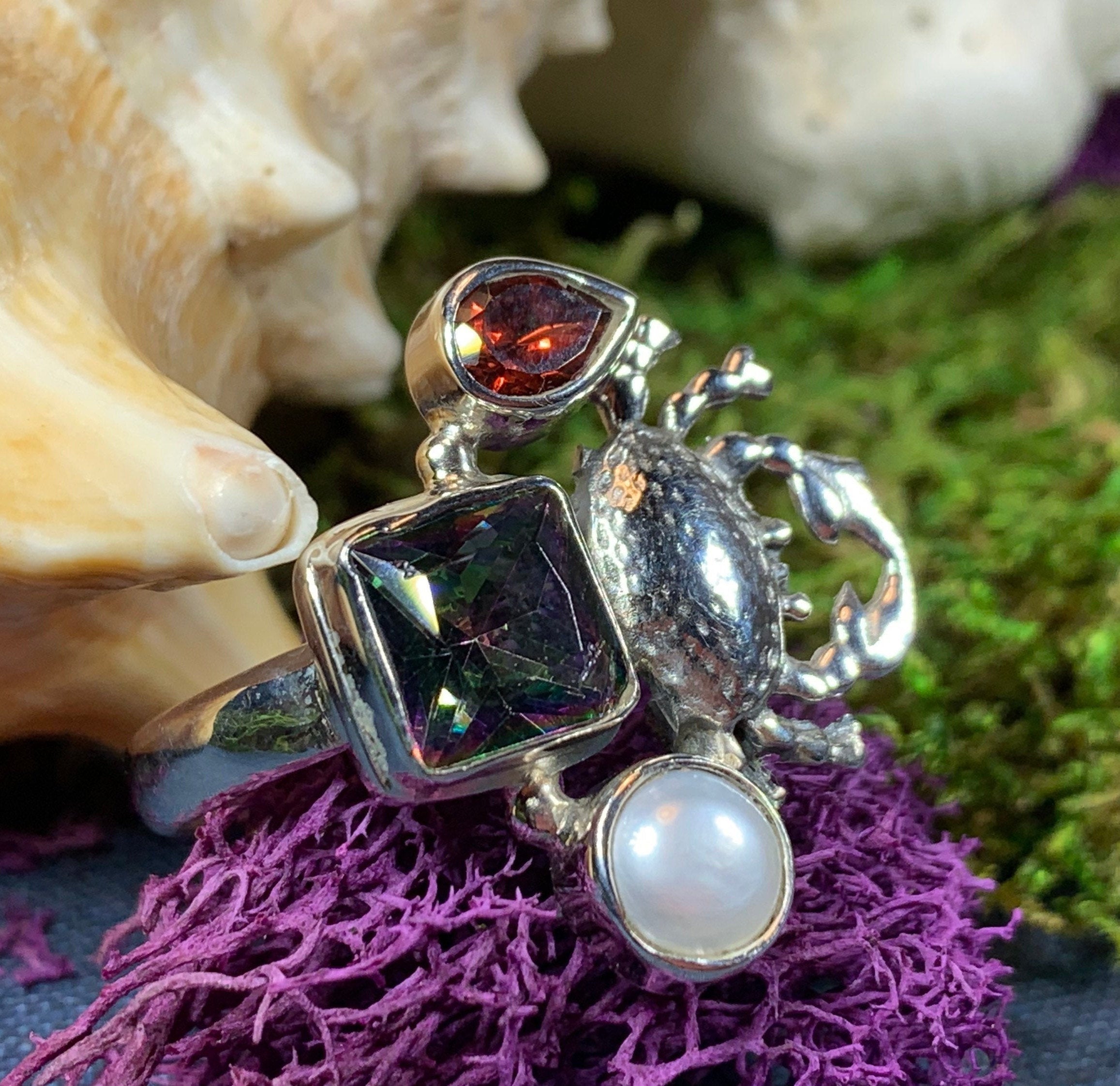 Purple Crab Ring