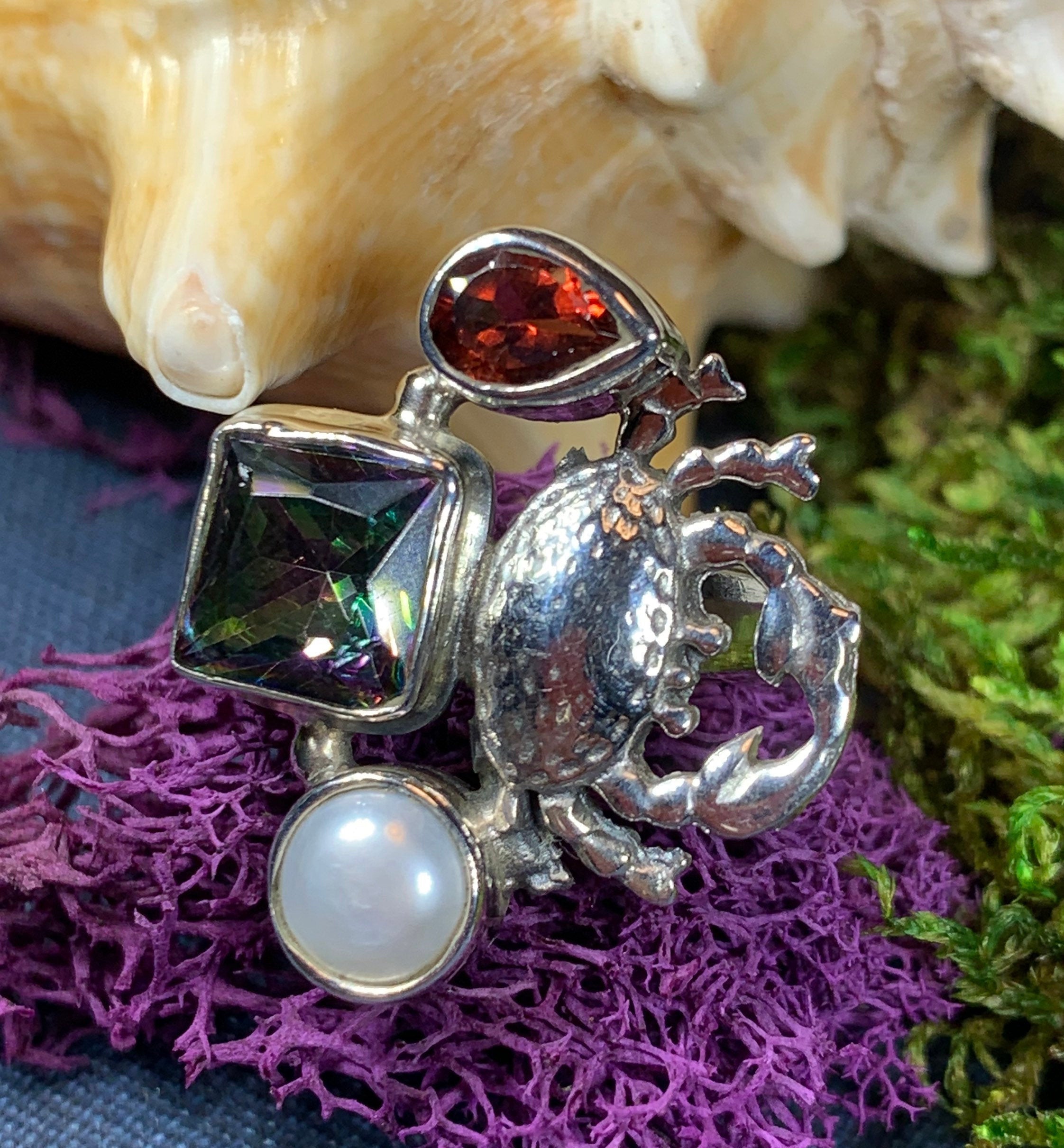 Purple Crab Ring