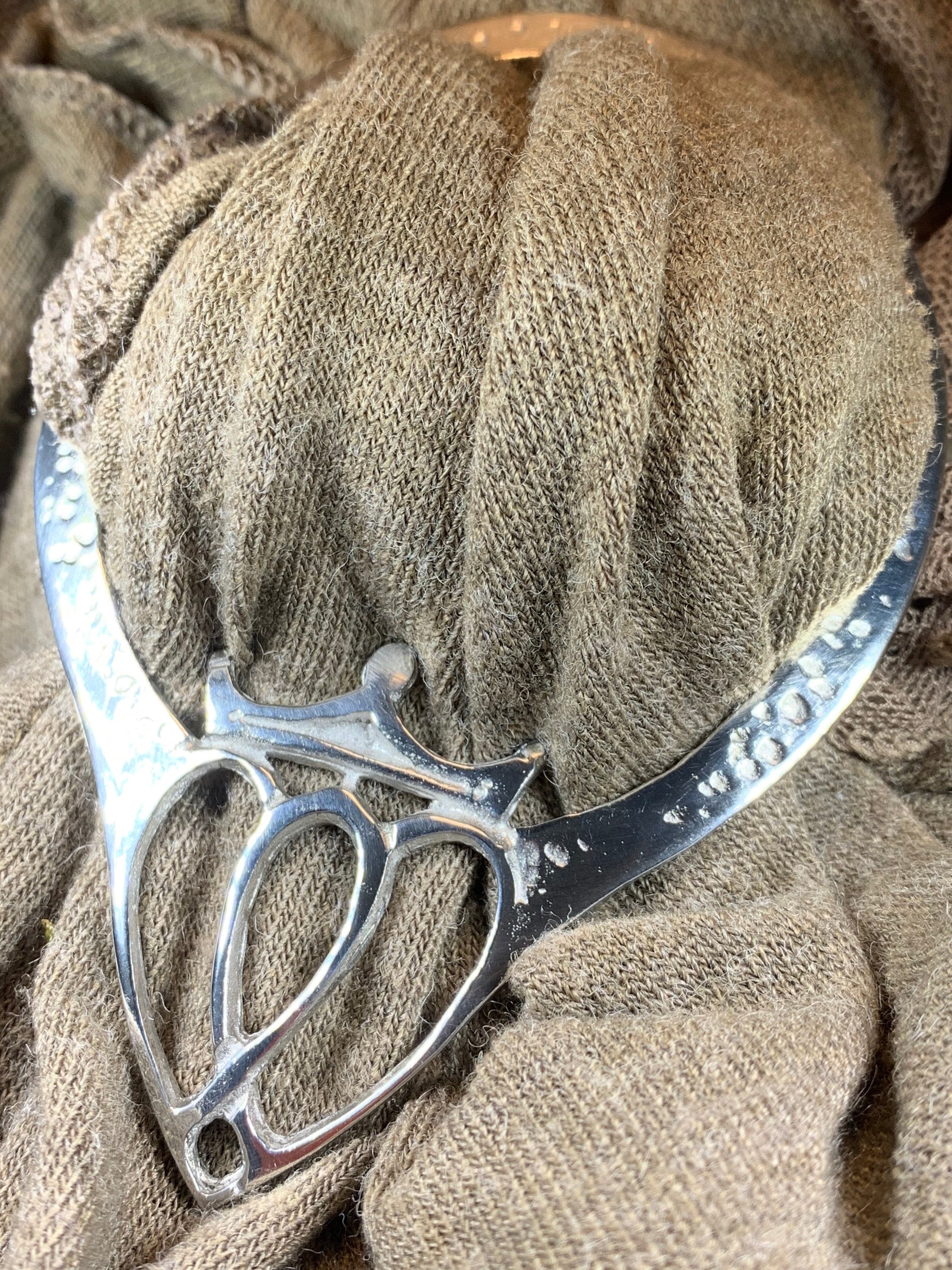 Luckenbooth Scarf Ring - Handmade in Scotland