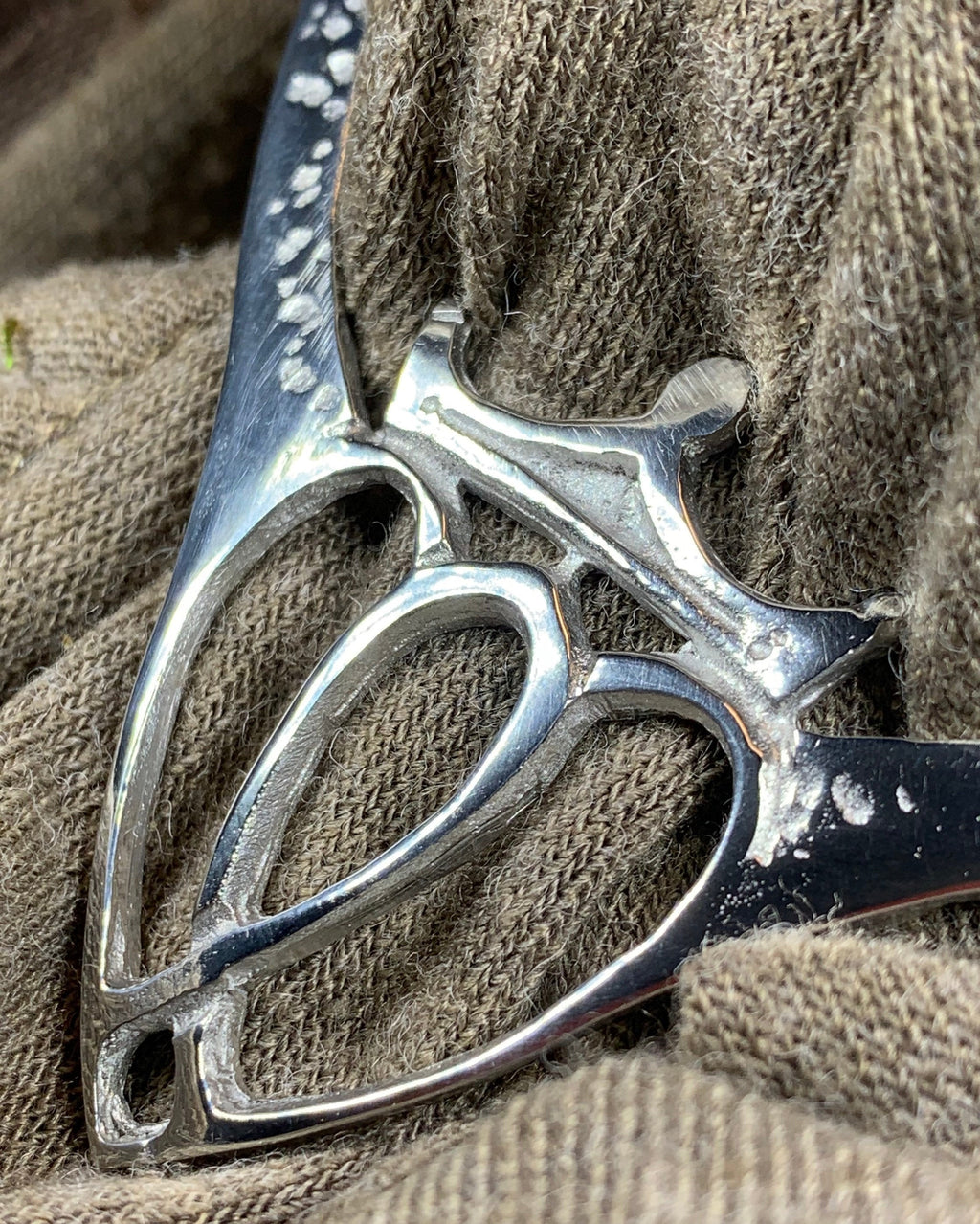 Luckenbooth Scarf Ring - Handmade in Scotland