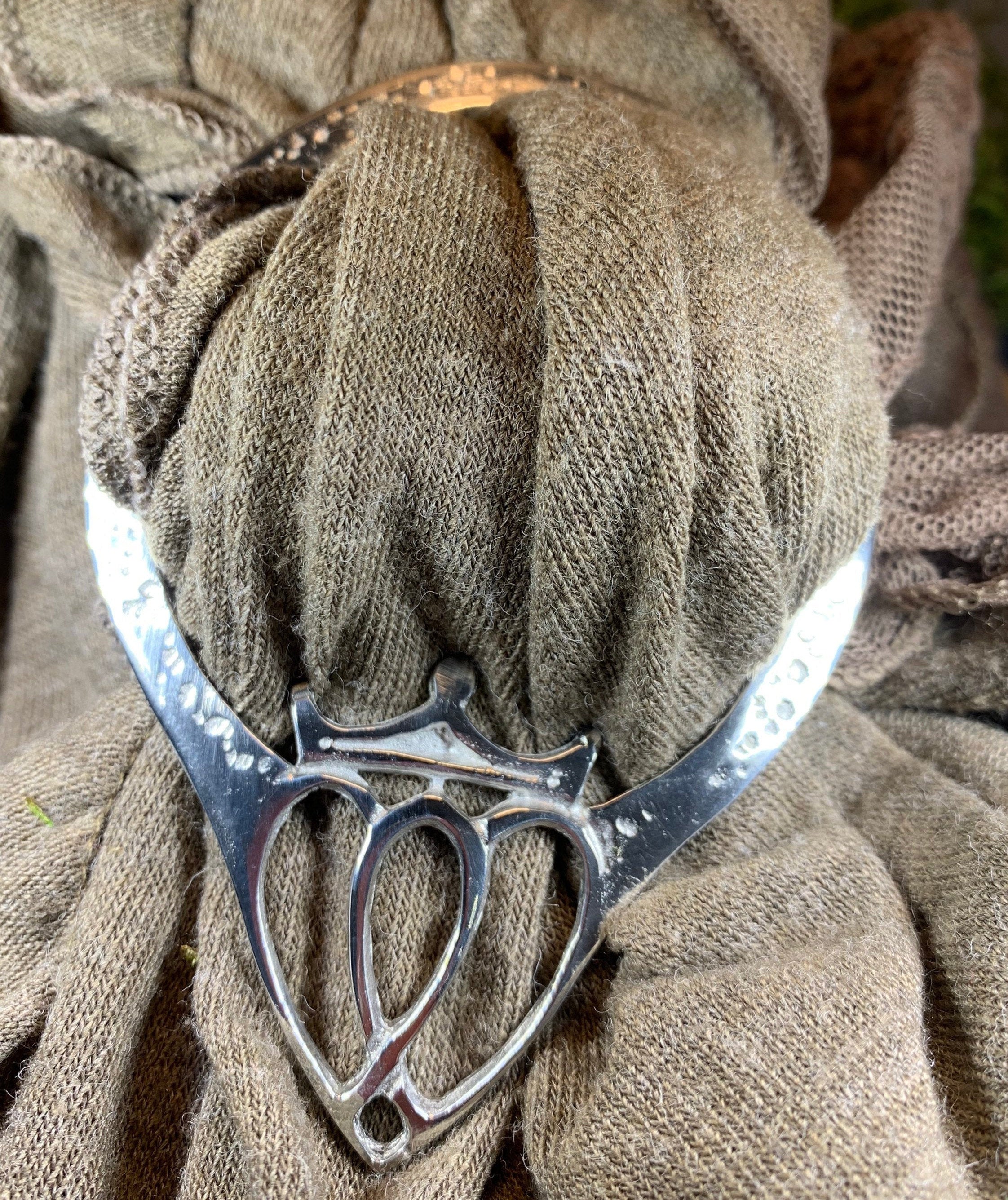 Luckenbooth Scarf Ring - Handmade in Scotland