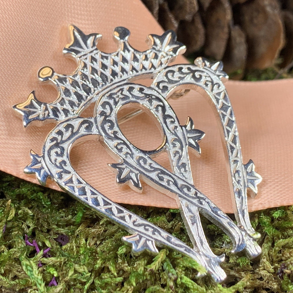 Lillianna Luckenbooth Brooch - Handmade in Scotland