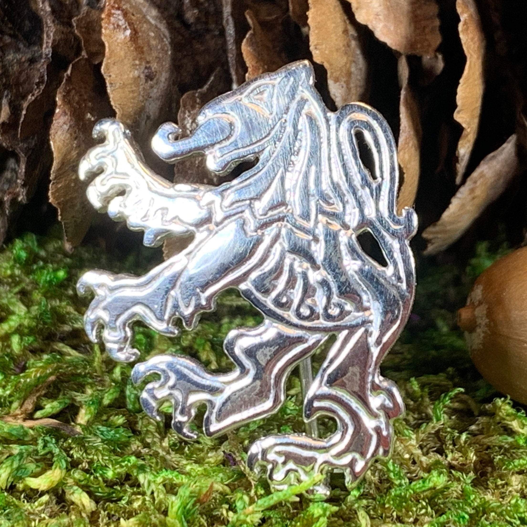 Scotland Royal Lion Brooch