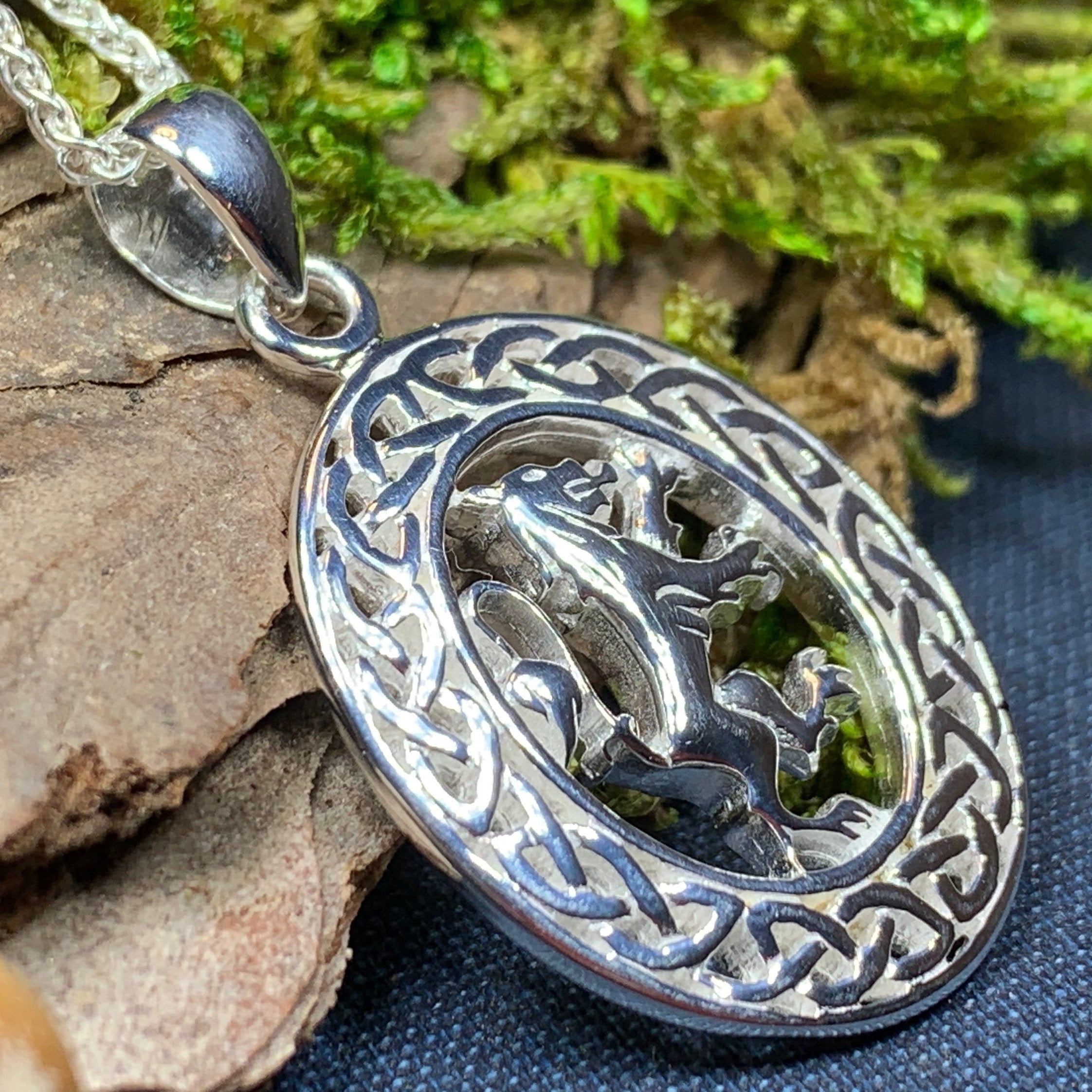 Caledonia Scotland Lion Necklace