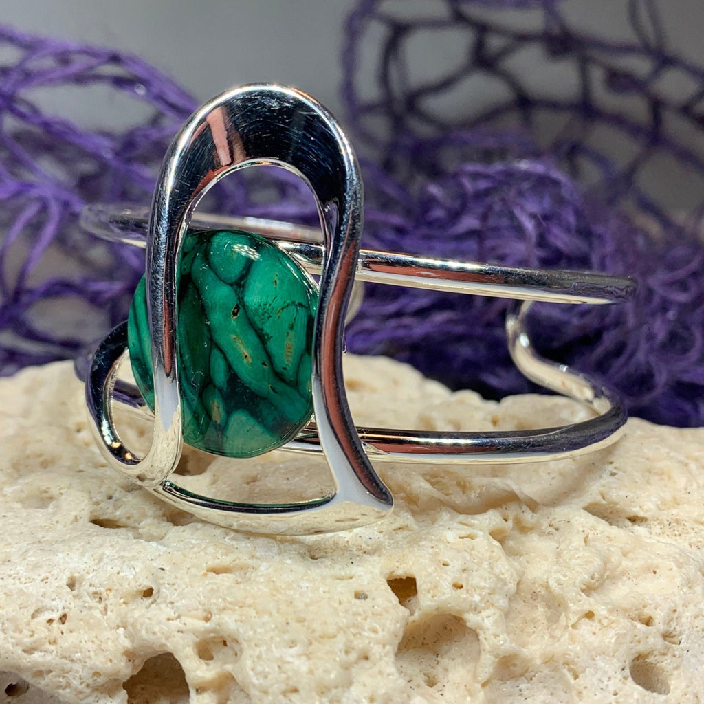 Heathergems Heart Scottish Bracelet - Handmade in Scotland