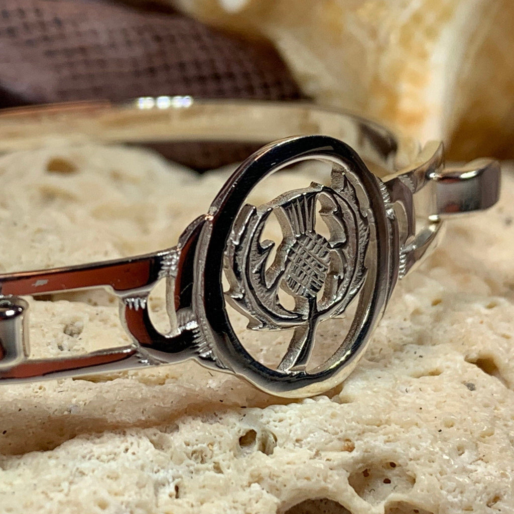 Laphroaig Scottish Thistle Bracelet - Handmade in Scotland
