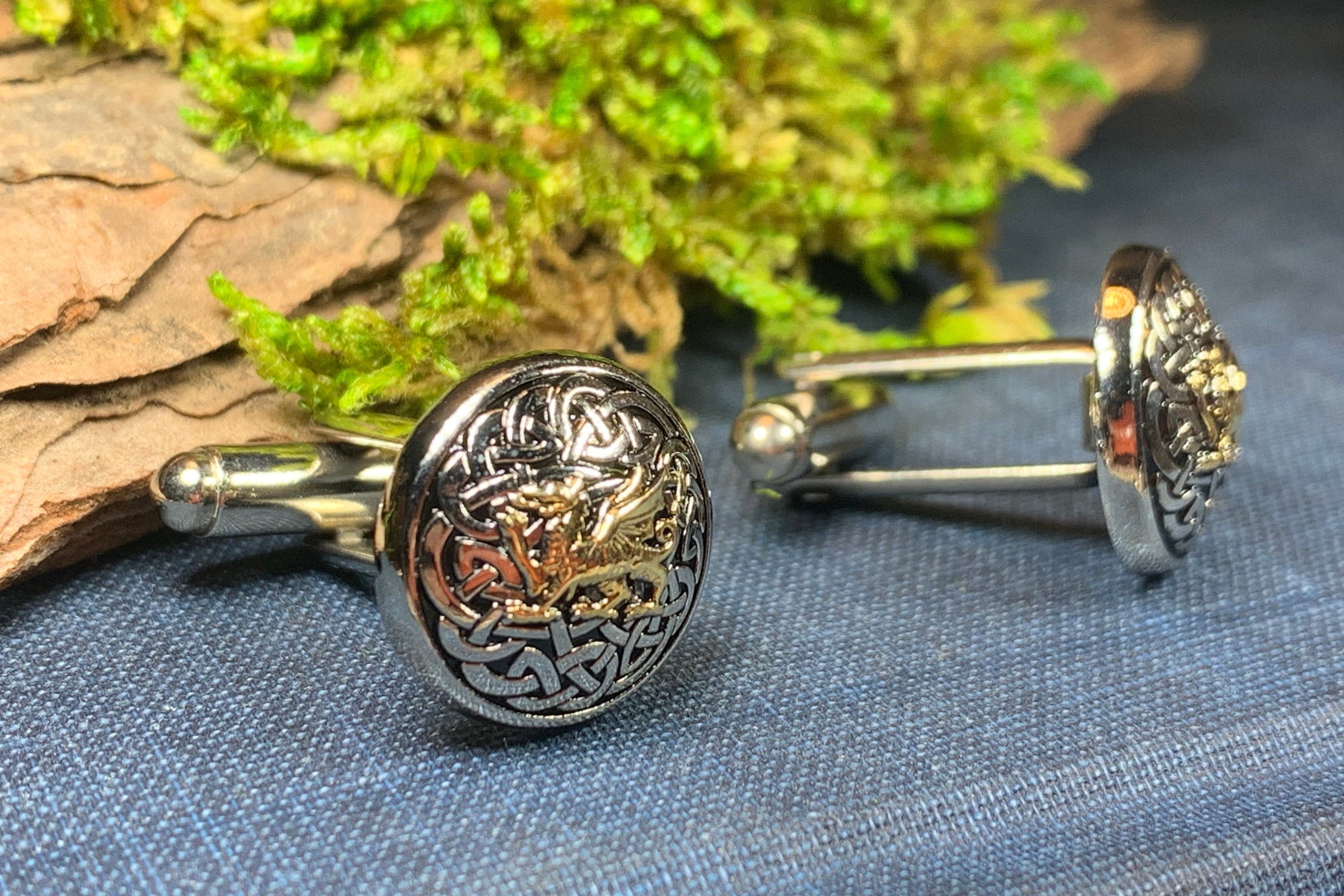 Welsh Dragon Cufflinks for Men