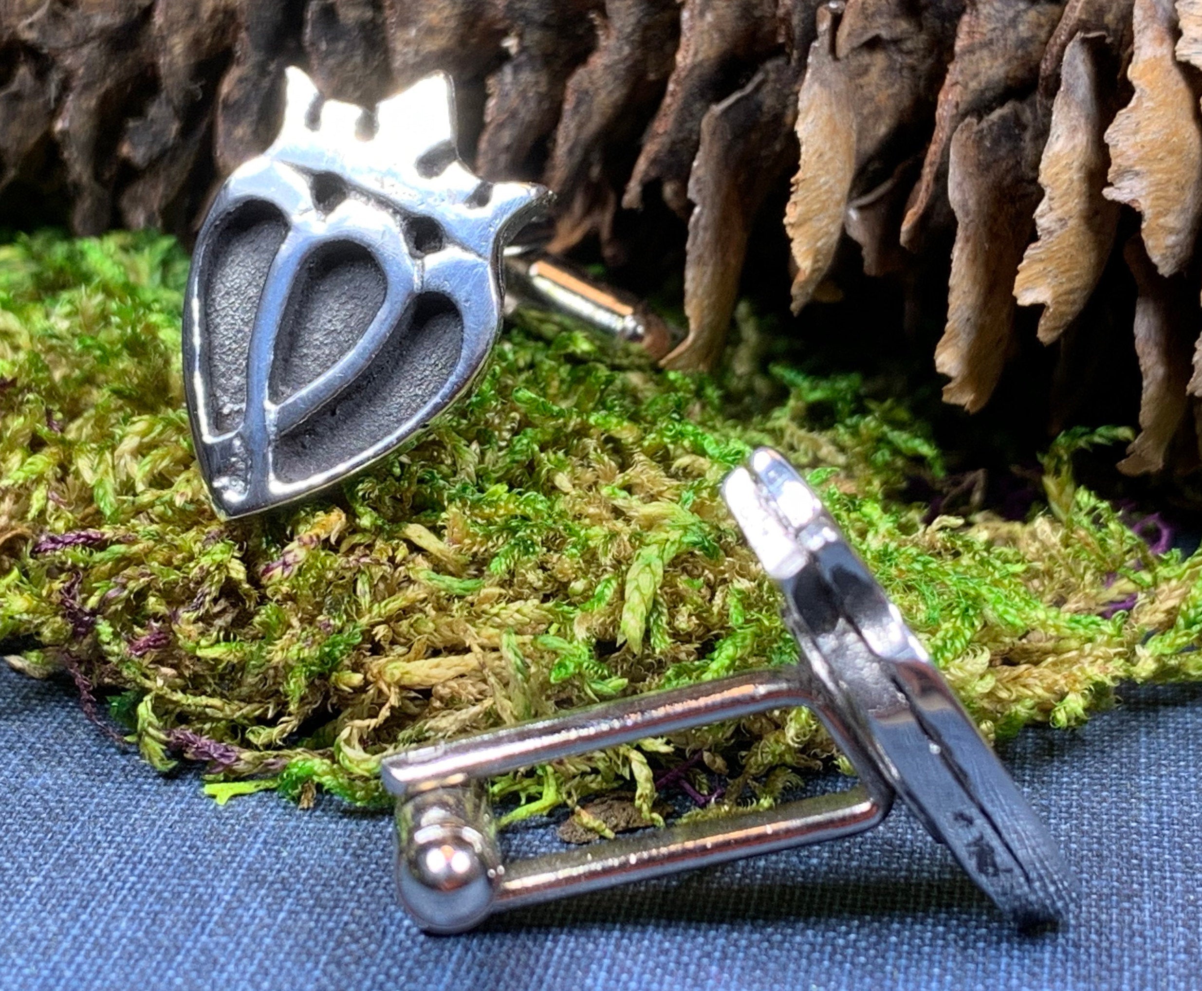Luckenbooth Cuff Links - Handmade in Scotland