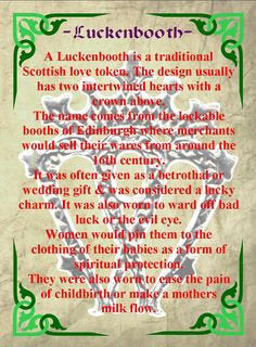 Luckenbooth Cuff Links - Handmade in Scotland