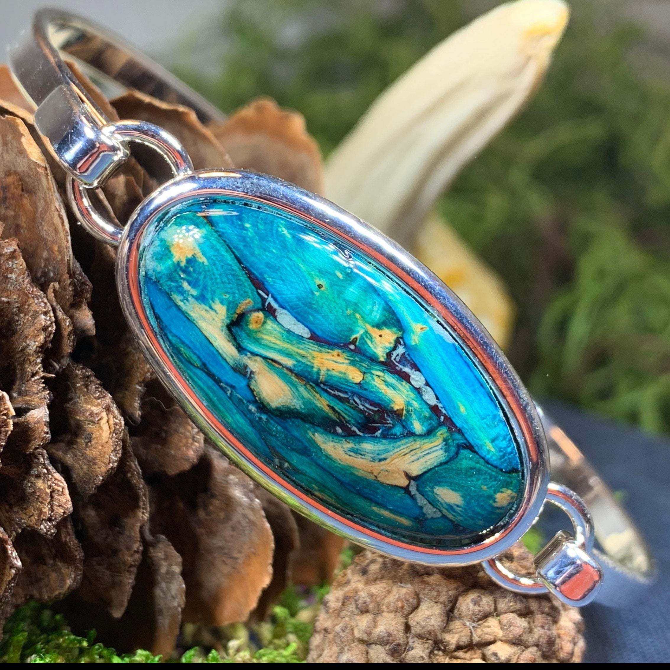 Scottish Heathergems Celtic Bracelet - Handmade in Scotland