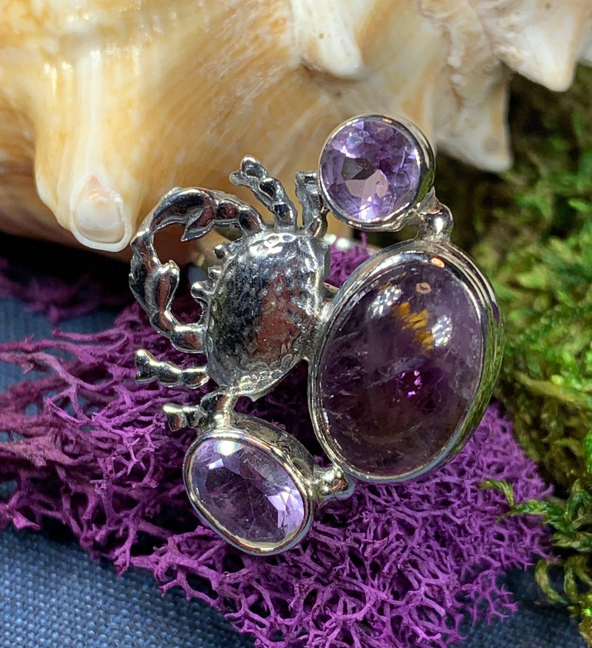Purple Crab Ring
