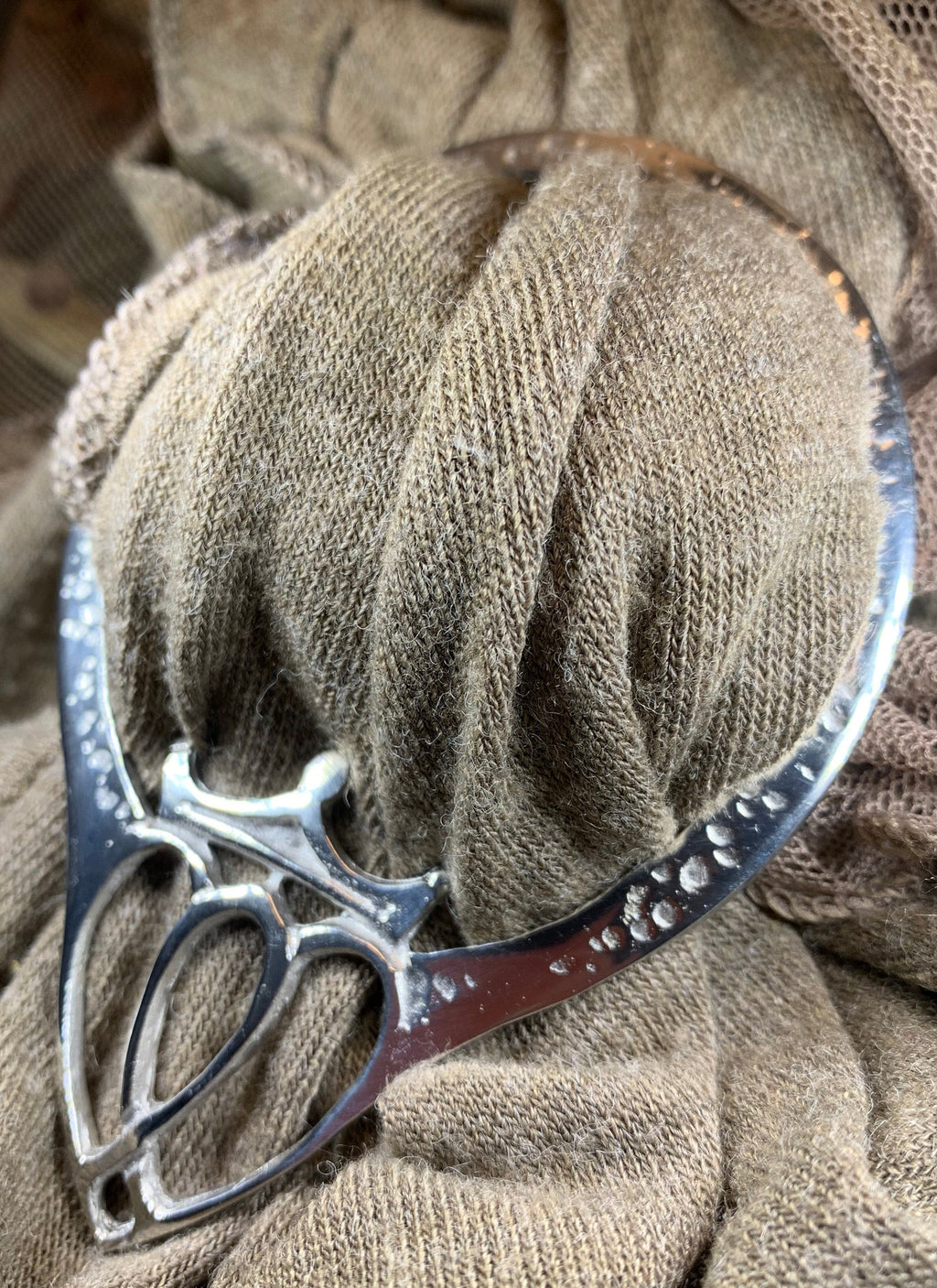Luckenbooth Scarf Ring - Handmade in Scotland