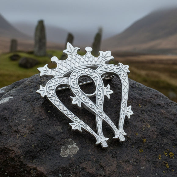 Lillianna Luckenbooth Brooch - Handmade in Scotland