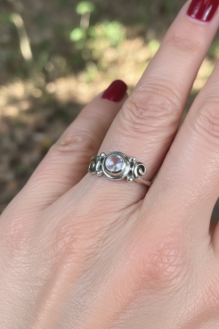 Lorna Celtic Knot Moonstone Ring