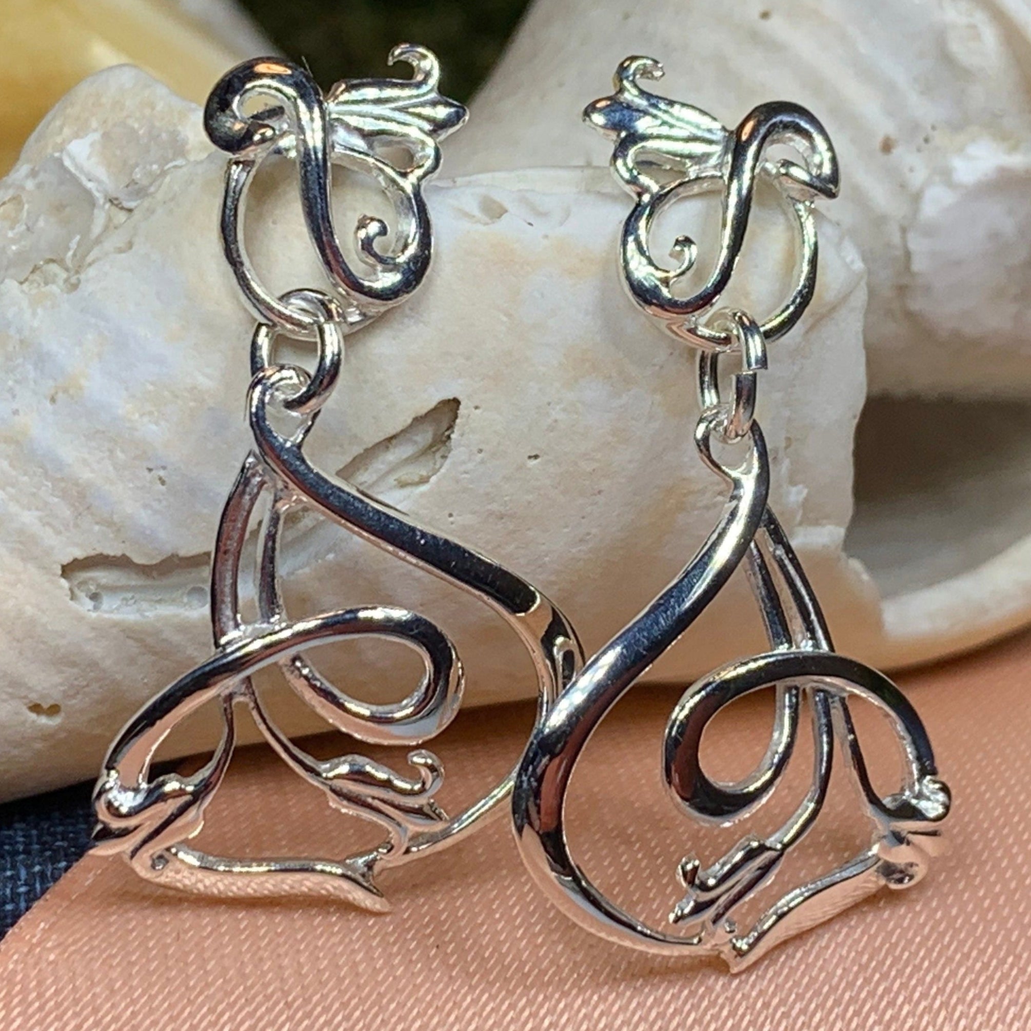 Bluebell Art Deco Earrings