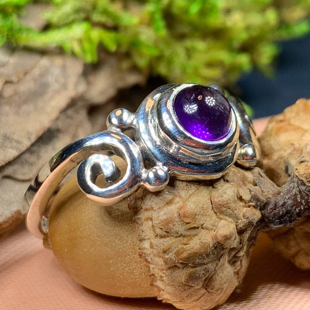 Jillian Celtic Knot Amethyst Ring