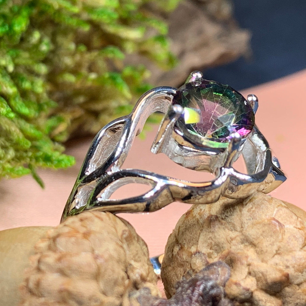 Azora Celtic Trinity Knot Ring In Sterling Silver