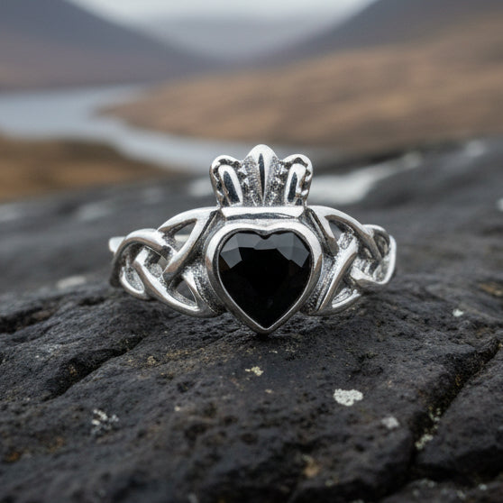 Agivey Irish Claddagh Ring in Sterling Silver