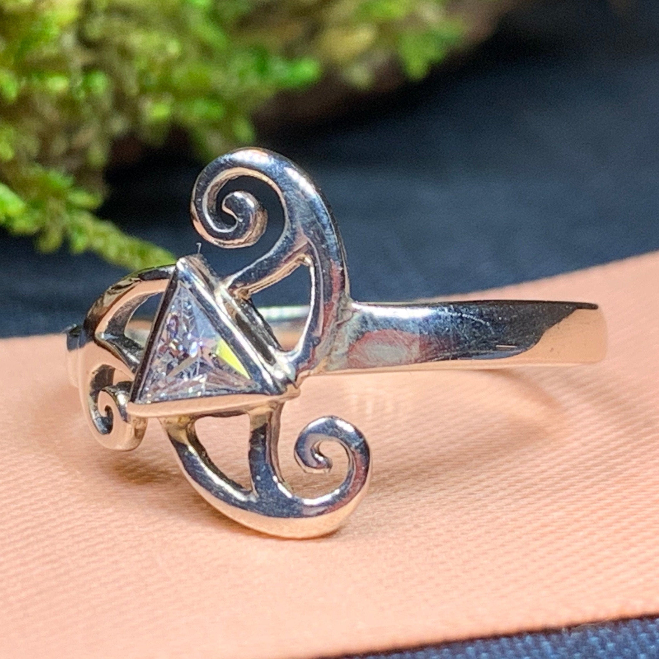 Tara Celtic Spiral Ring in Sterling Silver