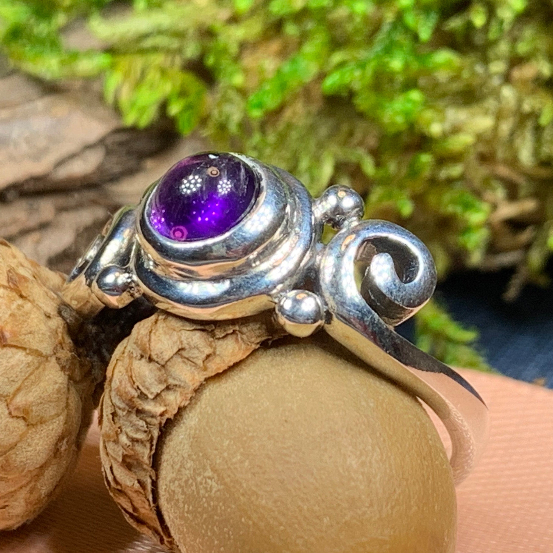 Jillian Celtic Knot Amethyst Ring