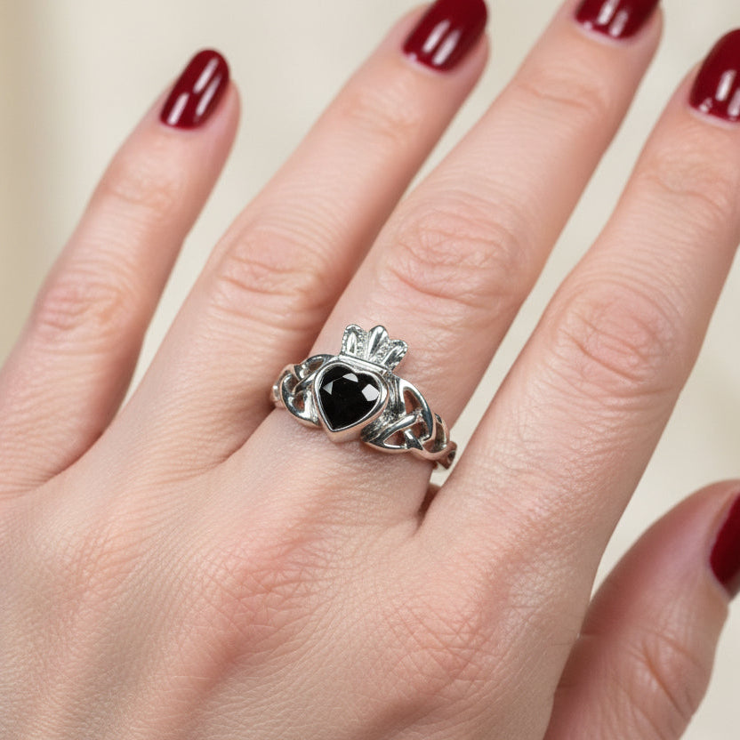 Agivey Irish Claddagh Ring in Sterling Silver
