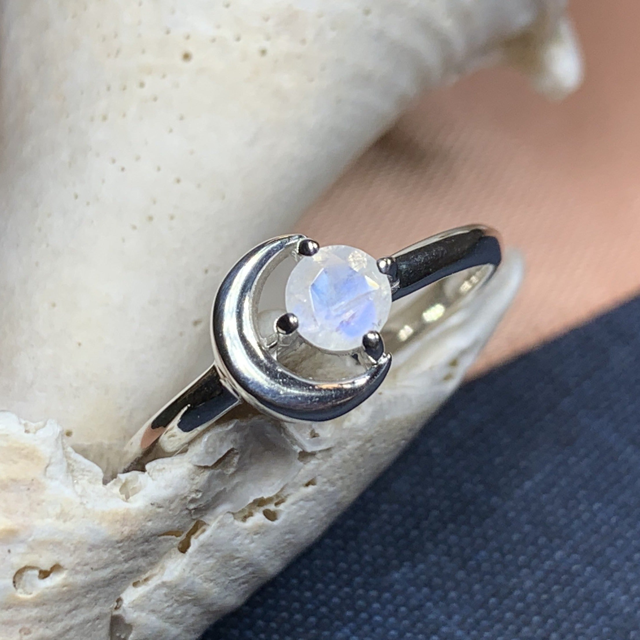 Ophelia Crescent Moon Ring