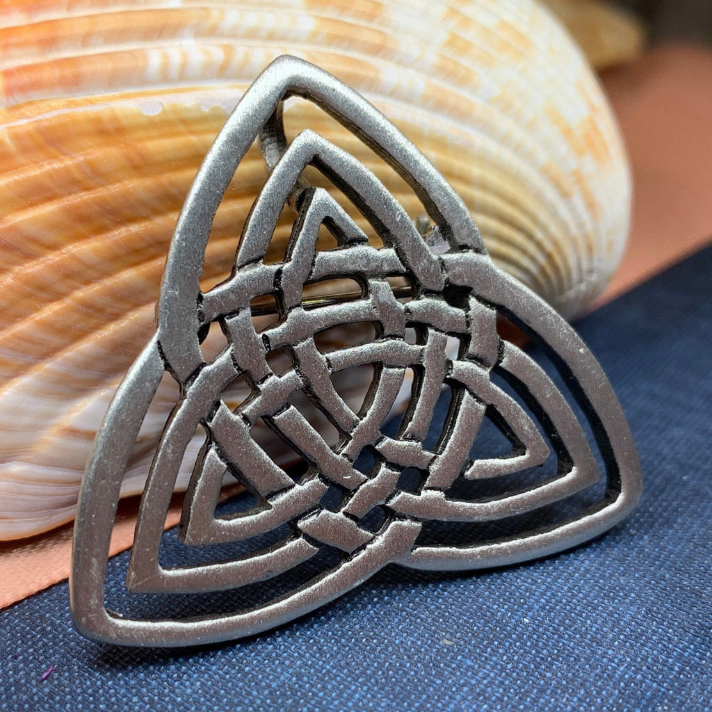 Yvonne Trinity Knot Brooch