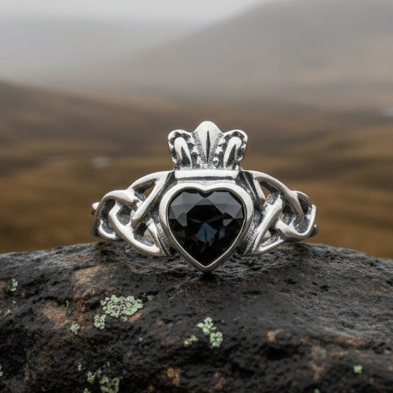 Agivey Irish Claddagh Ring in Sterling Silver