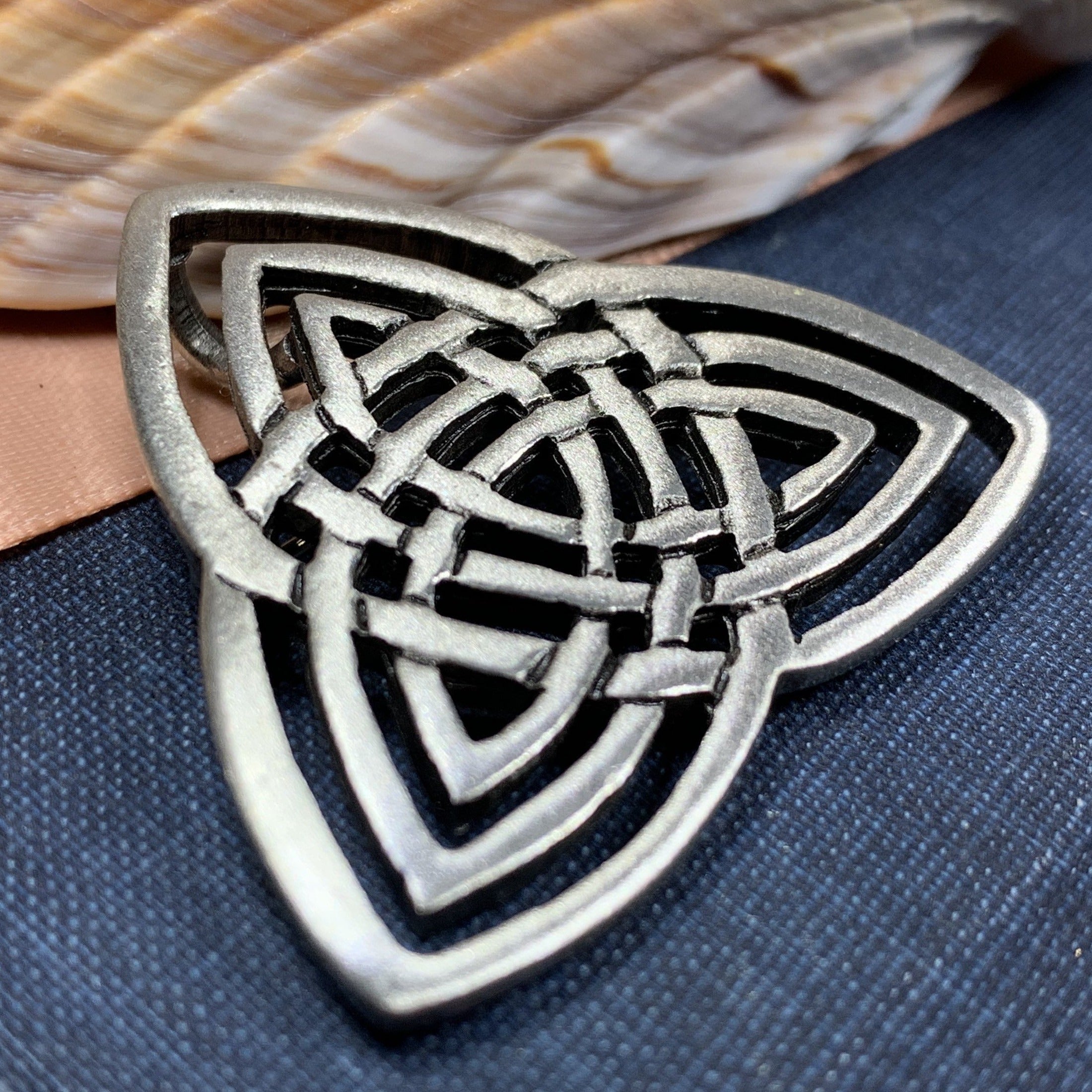Yvonne Trinity Knot Brooch