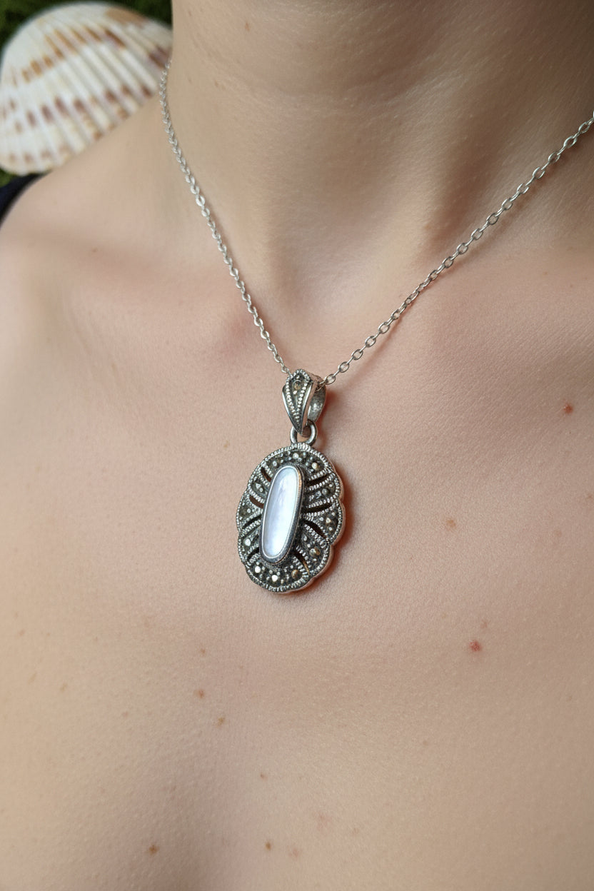 Victorian Marcasite Necklace