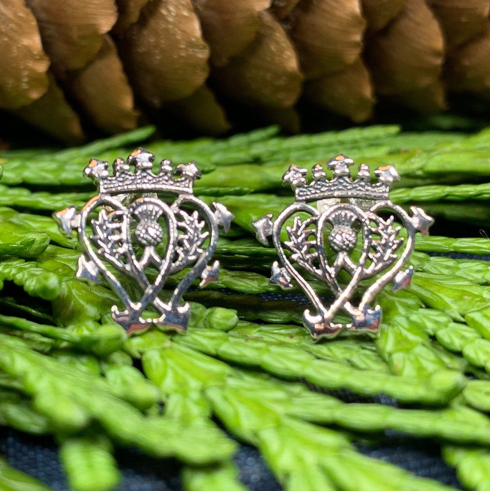 Luckenbooth Post Earrings