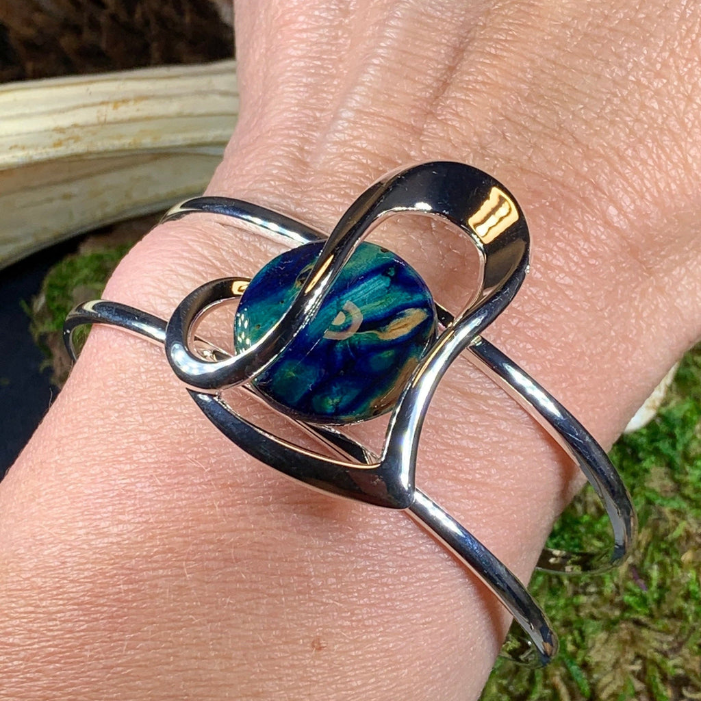 Heathergems Heart Scottish Bracelet - Handmade in Scotland