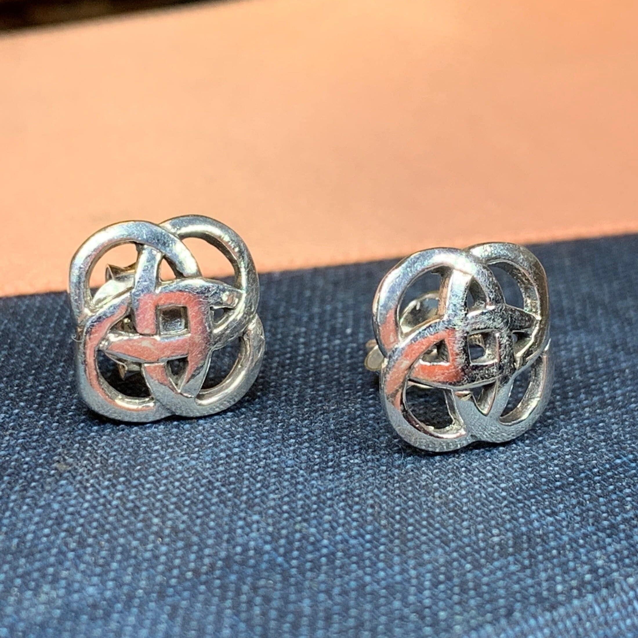 Lorna Celtic Knot Stud Earrings