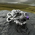 Thistle and Rose Brooch