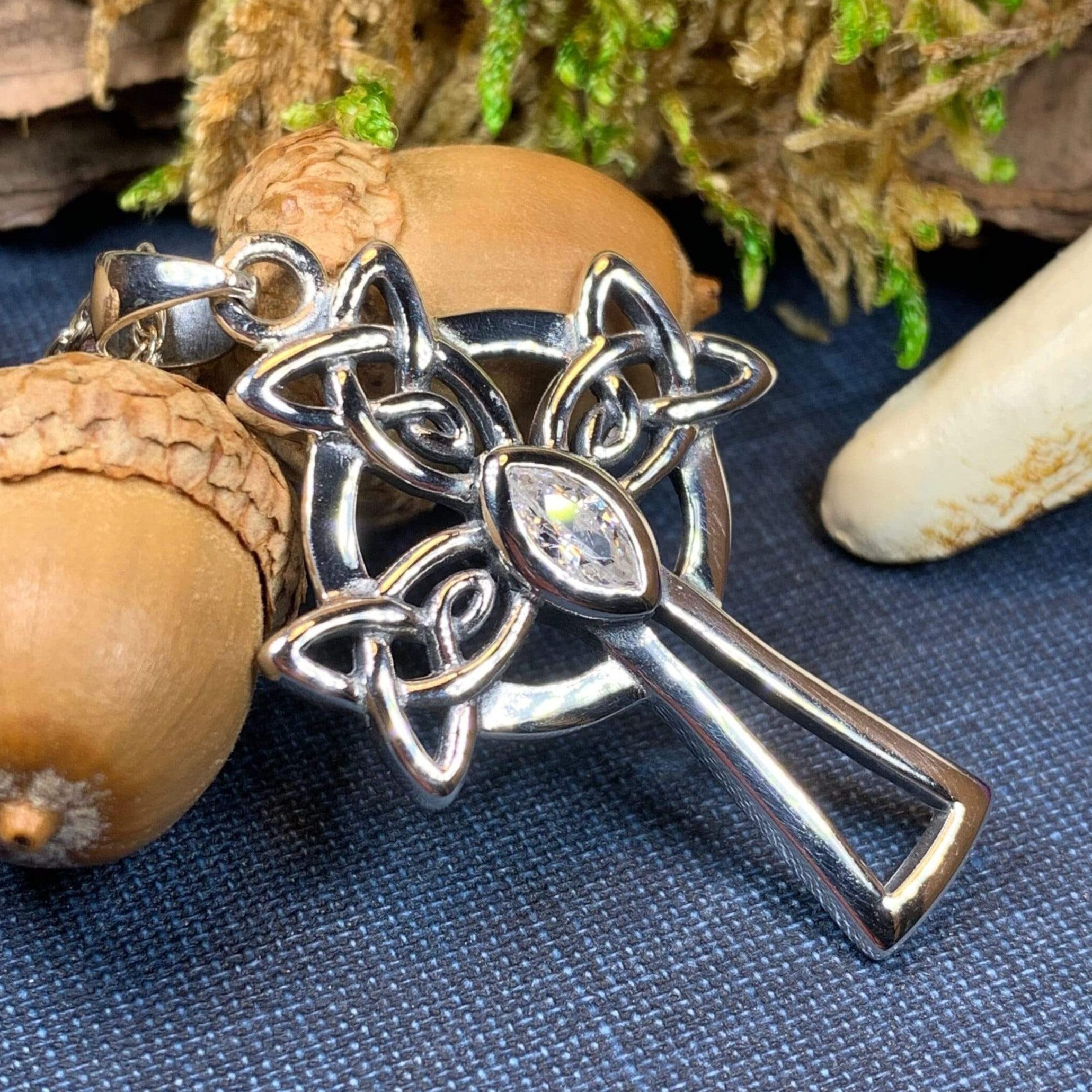 Catherine Celtic Cross Necklace