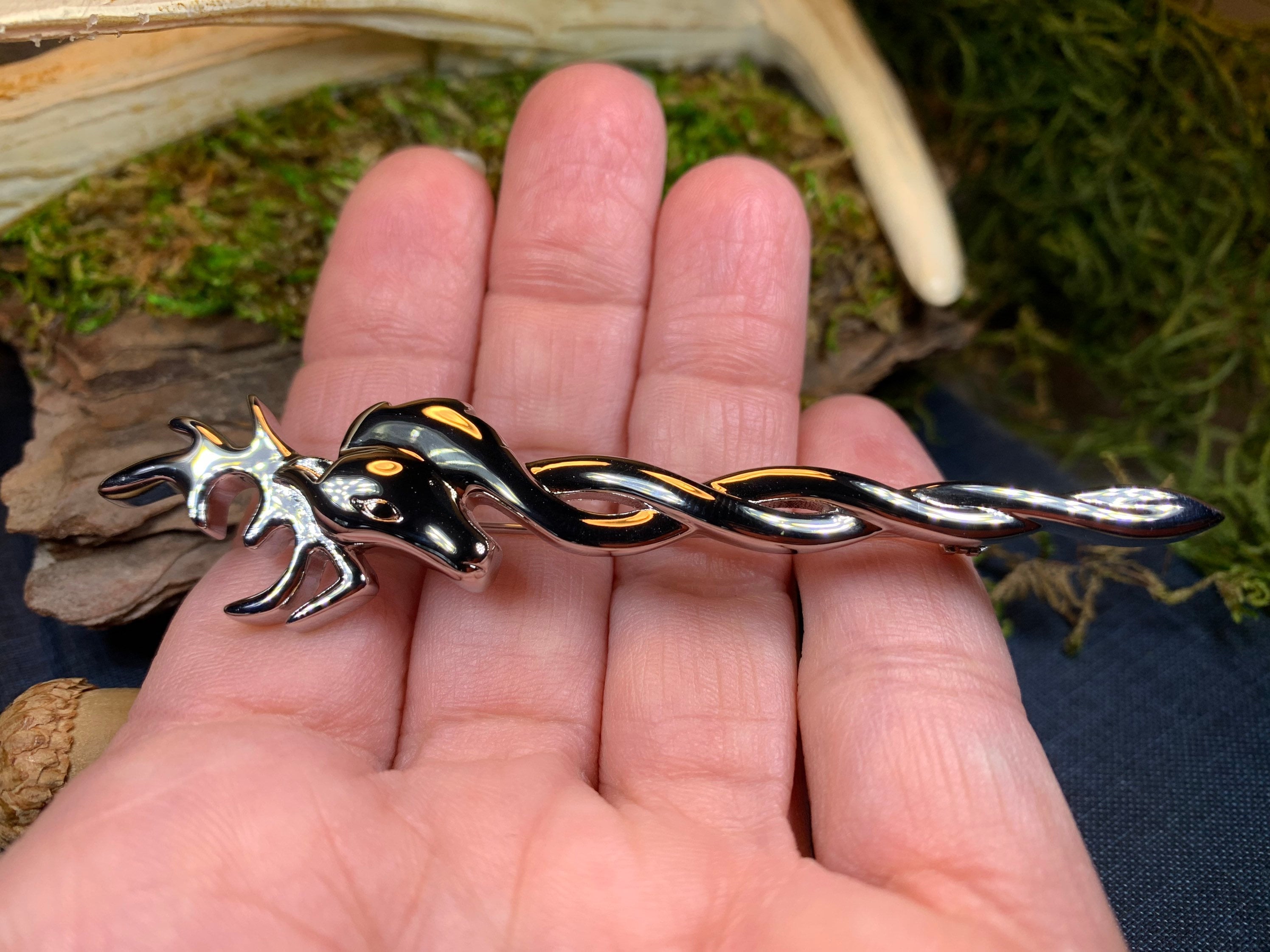 Stag Kilt Pin - Handmade in Scotland