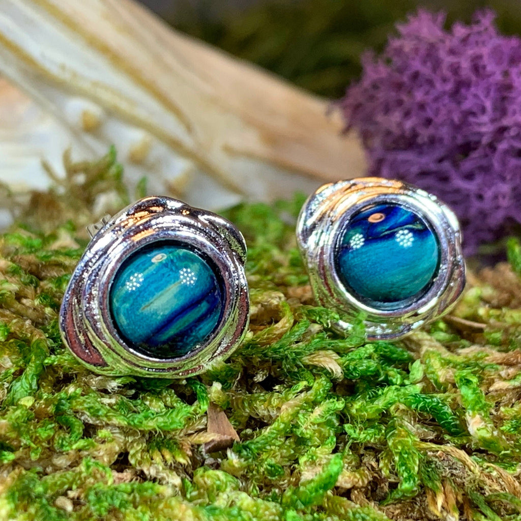 Celtic Heathergems Post Earrings - Handmade in Scotland