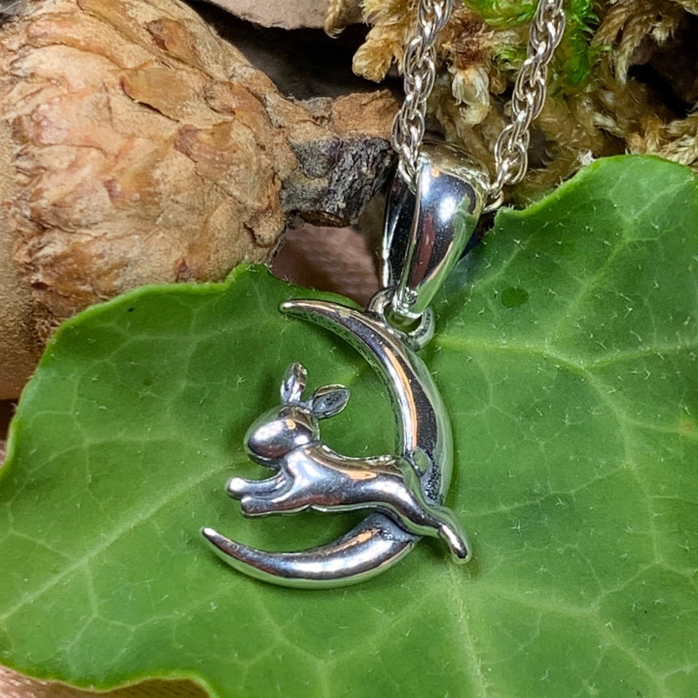 Roxy Rabbit Moon Necklace