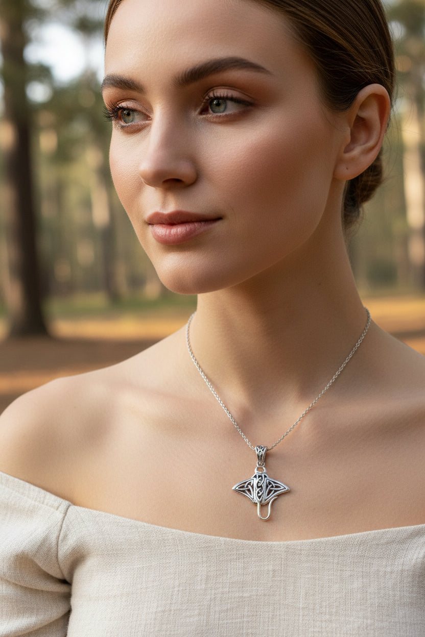 Muir Manta Ray Necklace
