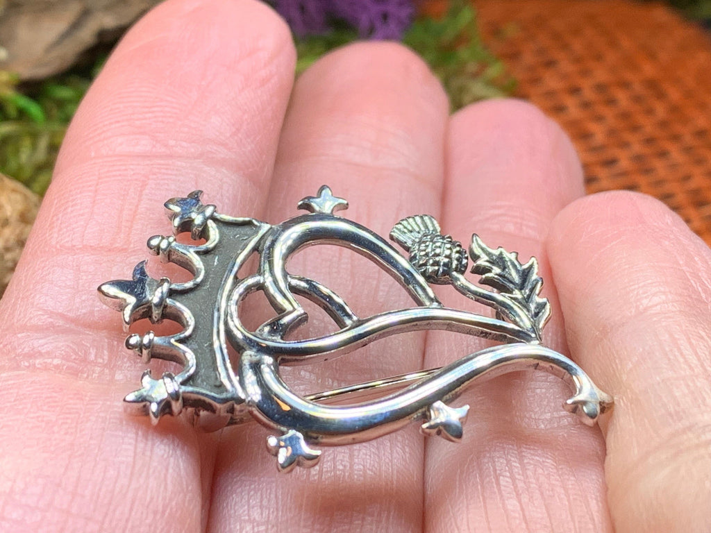 Sweetheart Luckenbooth Brooch - Handmade in Scotland