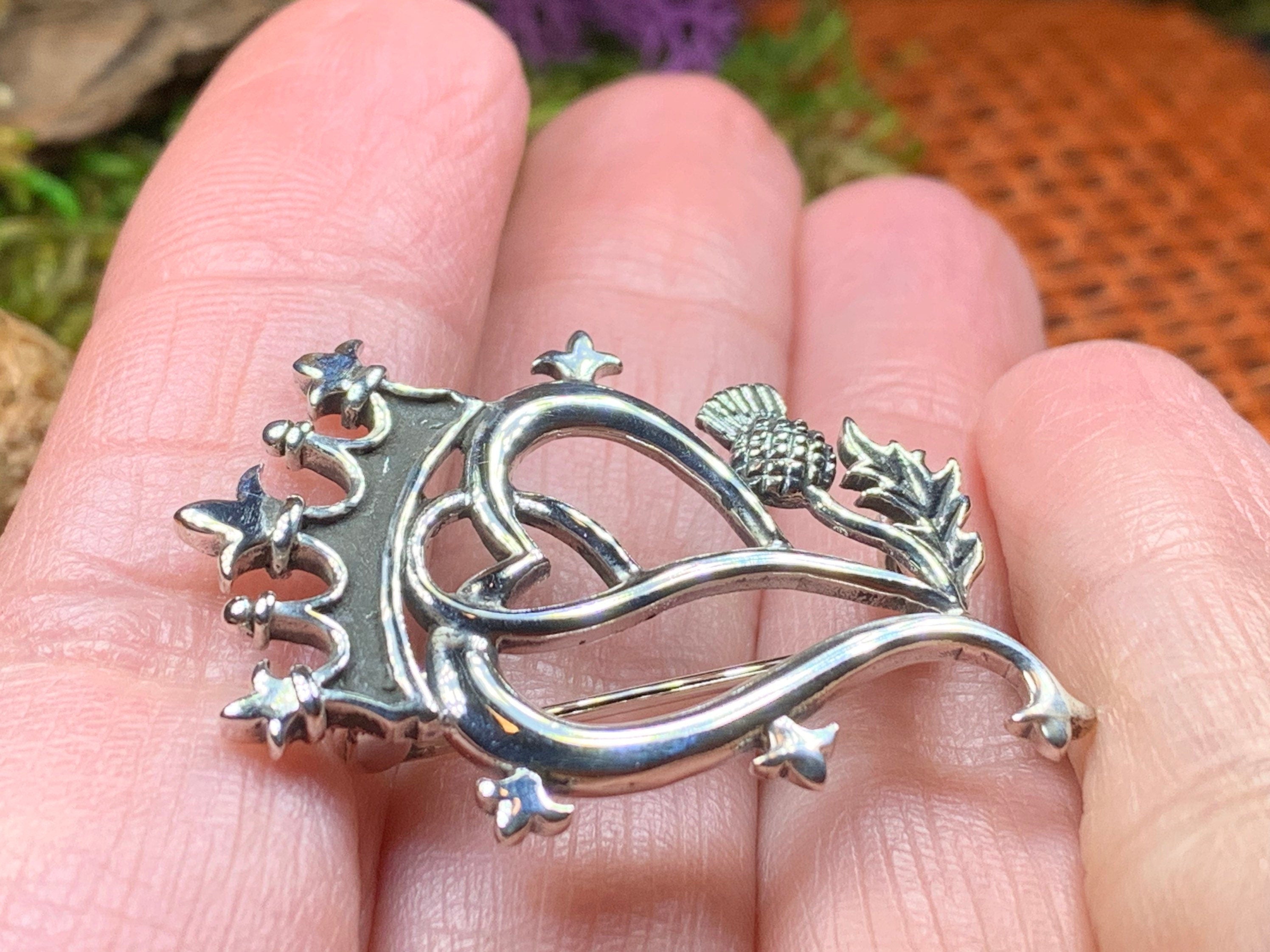 Sweetheart Luckenbooth Brooch - Handmade in Scotland